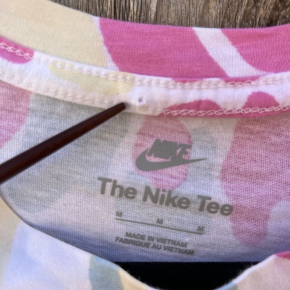 Men's Nike T-Shirt Multicolor Sports Mushrooms M Crew Psychedelics Art Trip 60s - Picture 4 of 14